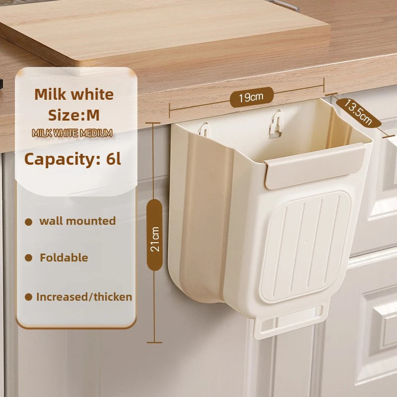 Foldable Hanging Kitchen Trash Bin
