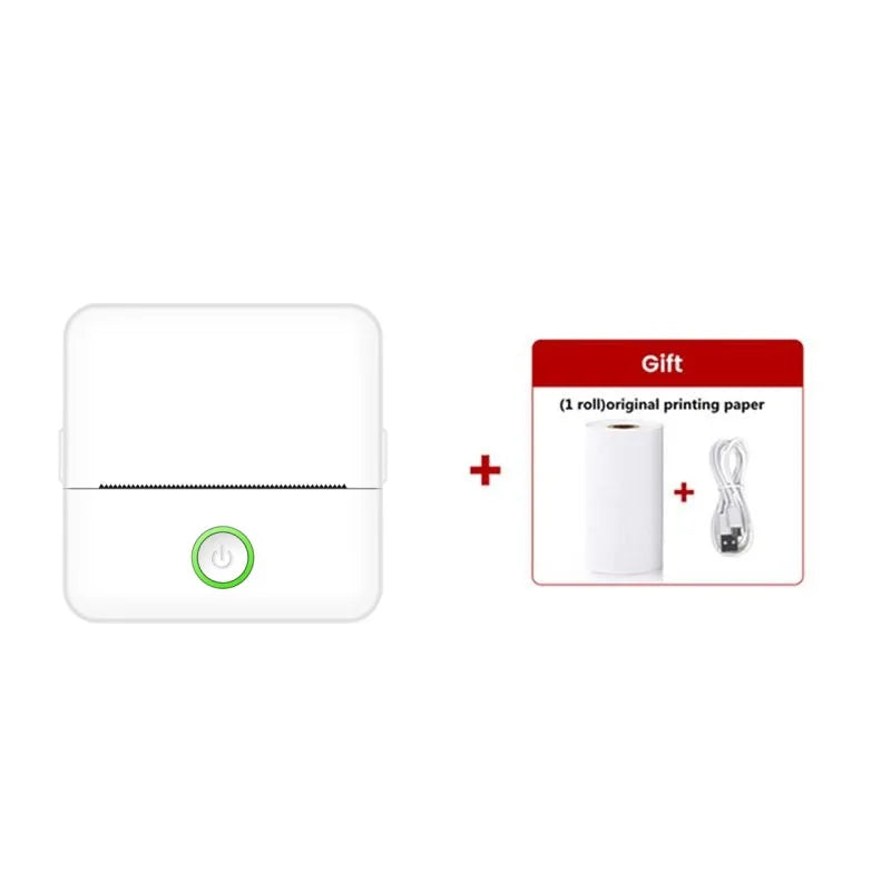 Mini Portable Inkless Thermal Sticker Printer