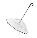 Transparent Pet Umbrella for Dogs with Detachable Leash