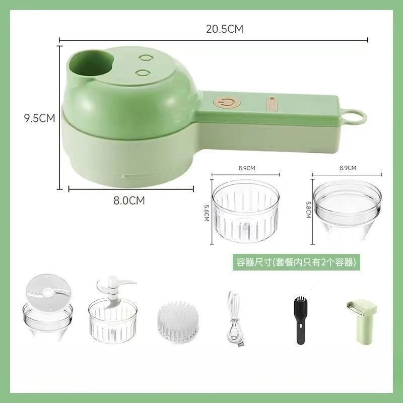 Electric Multifunction Vegetable & Garlic Chopper