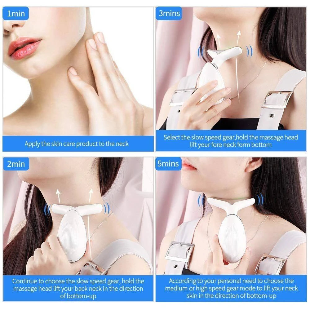 Microcurrent Face & Neck Lifting Massager Device