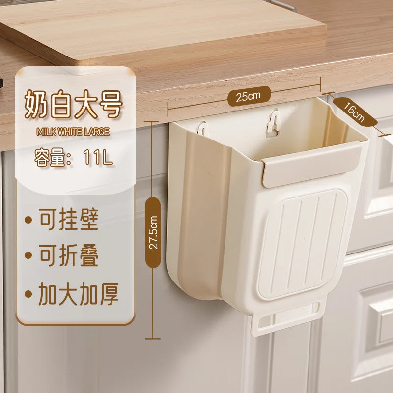 Foldable Hanging Kitchen Trash Bin