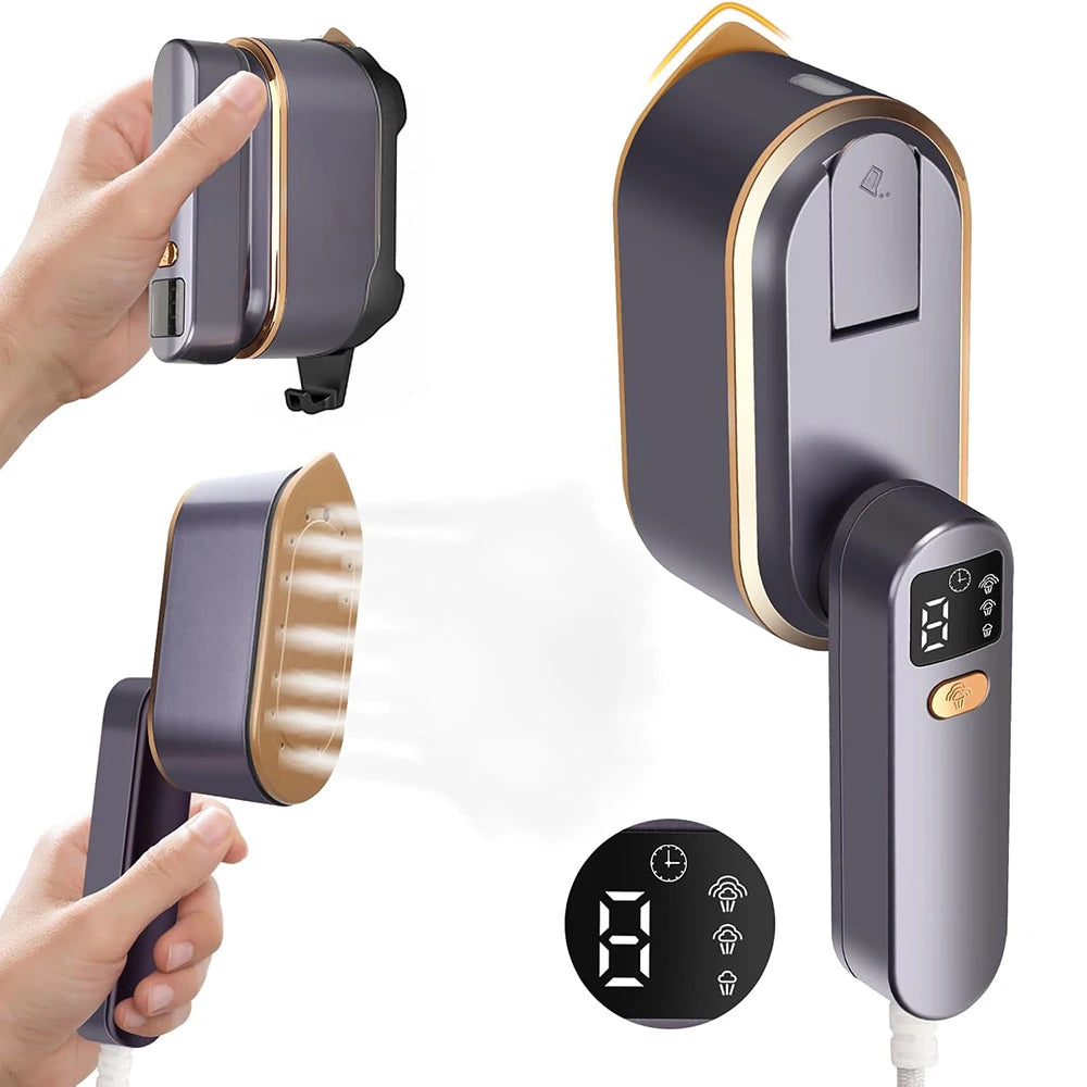 Portable 1200W Handheld Garment Steamer with Rotatable Handle