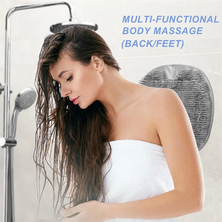 Shower Foot Scrubber Mat with Suction Cups