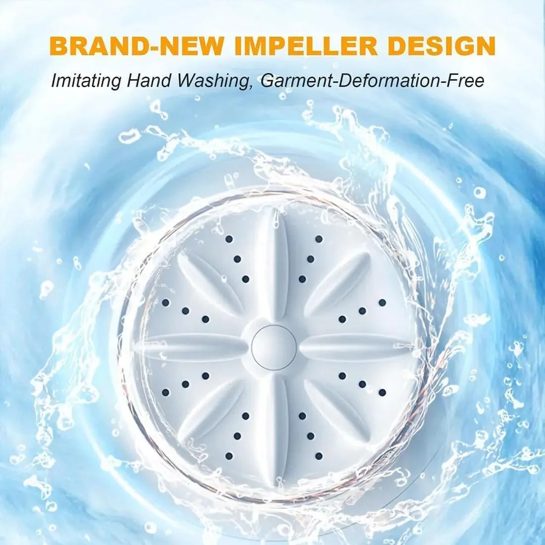 Mini Portable Wireless Washing Machine (1L)