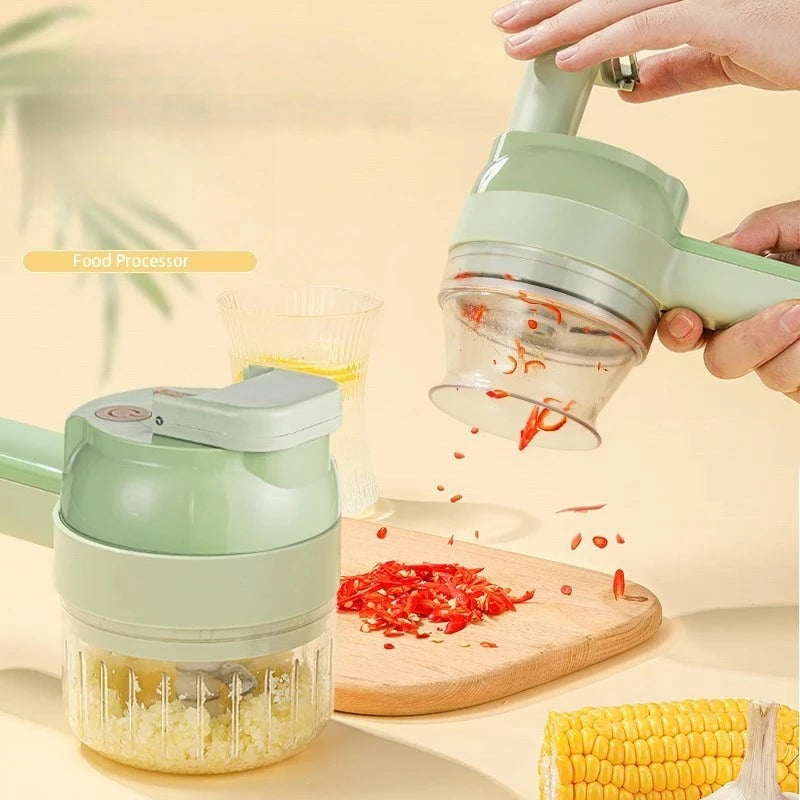 Electric Multifunction Vegetable & Garlic Chopper