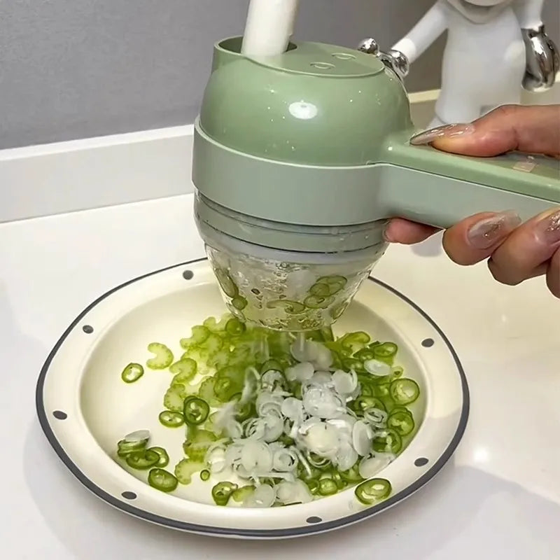Electric Multifunction Vegetable & Garlic Chopper