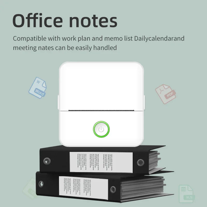 Mini Portable Inkless Thermal Sticker Printer