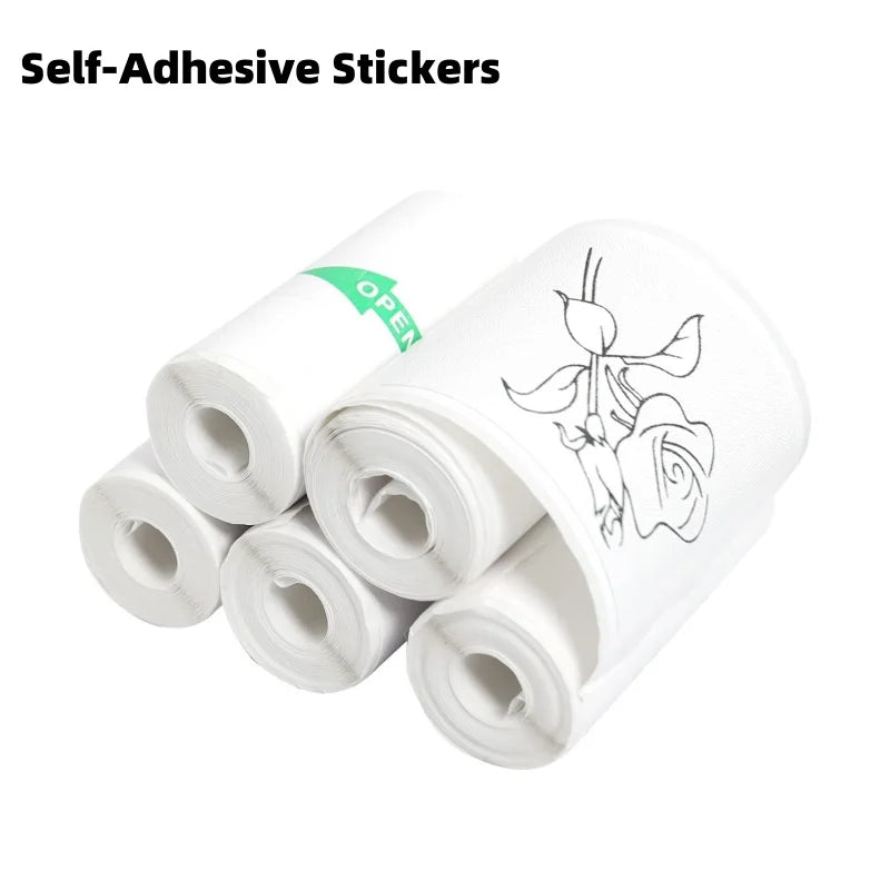 Mini Portable Inkless Thermal Sticker Printer