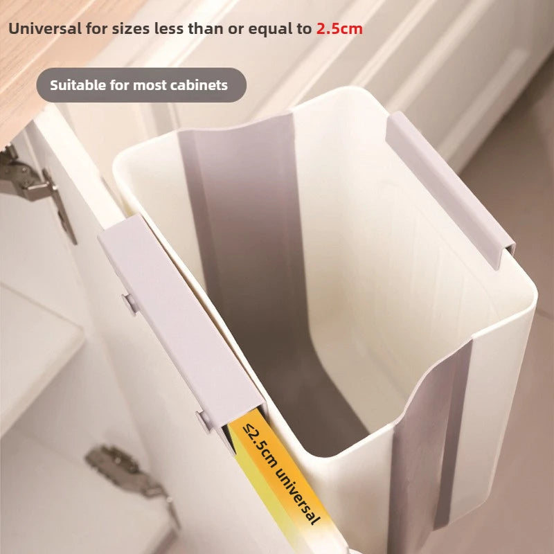 Foldable Hanging Kitchen Trash Bin