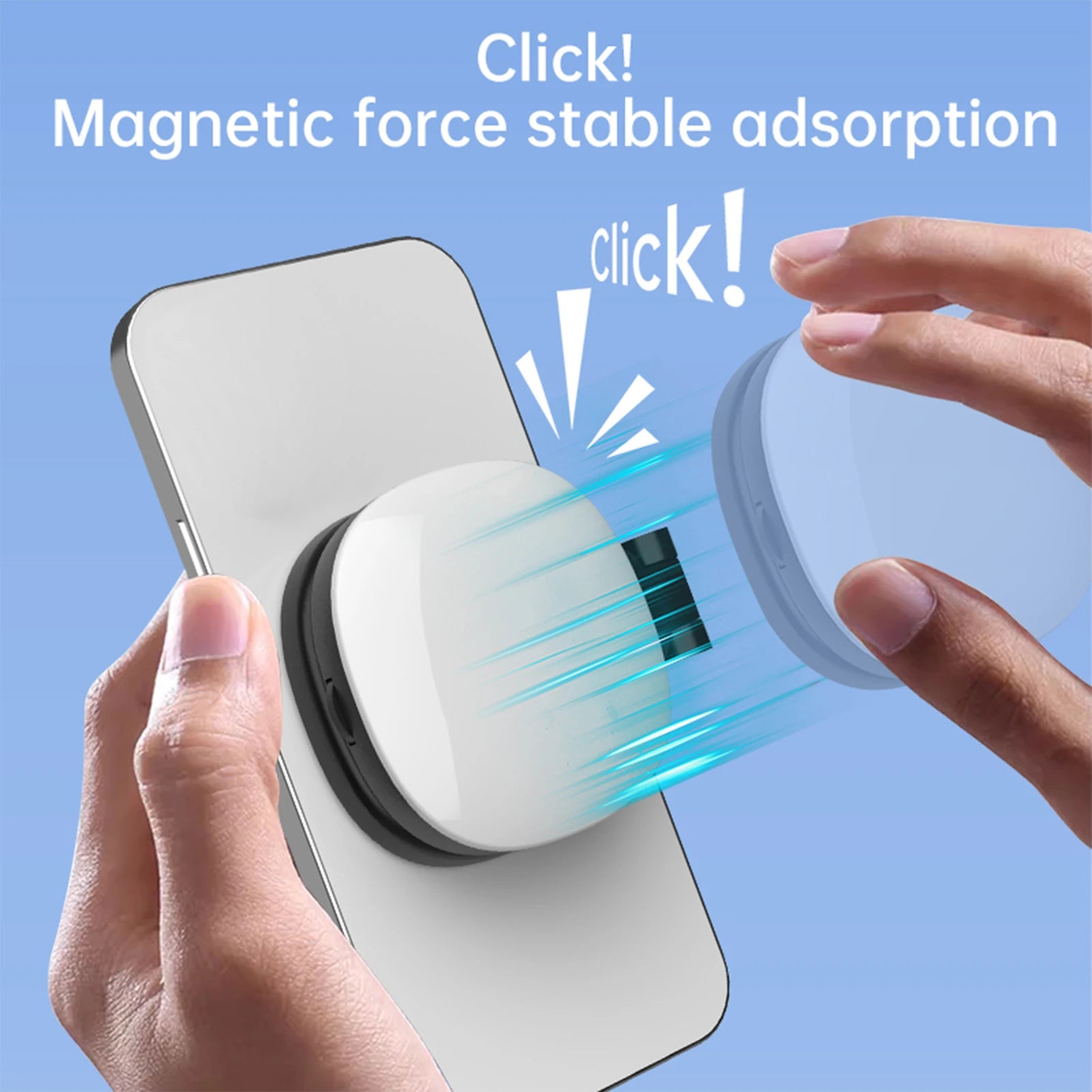 Magnetic Selfie Fill Light with Makeup Mirror