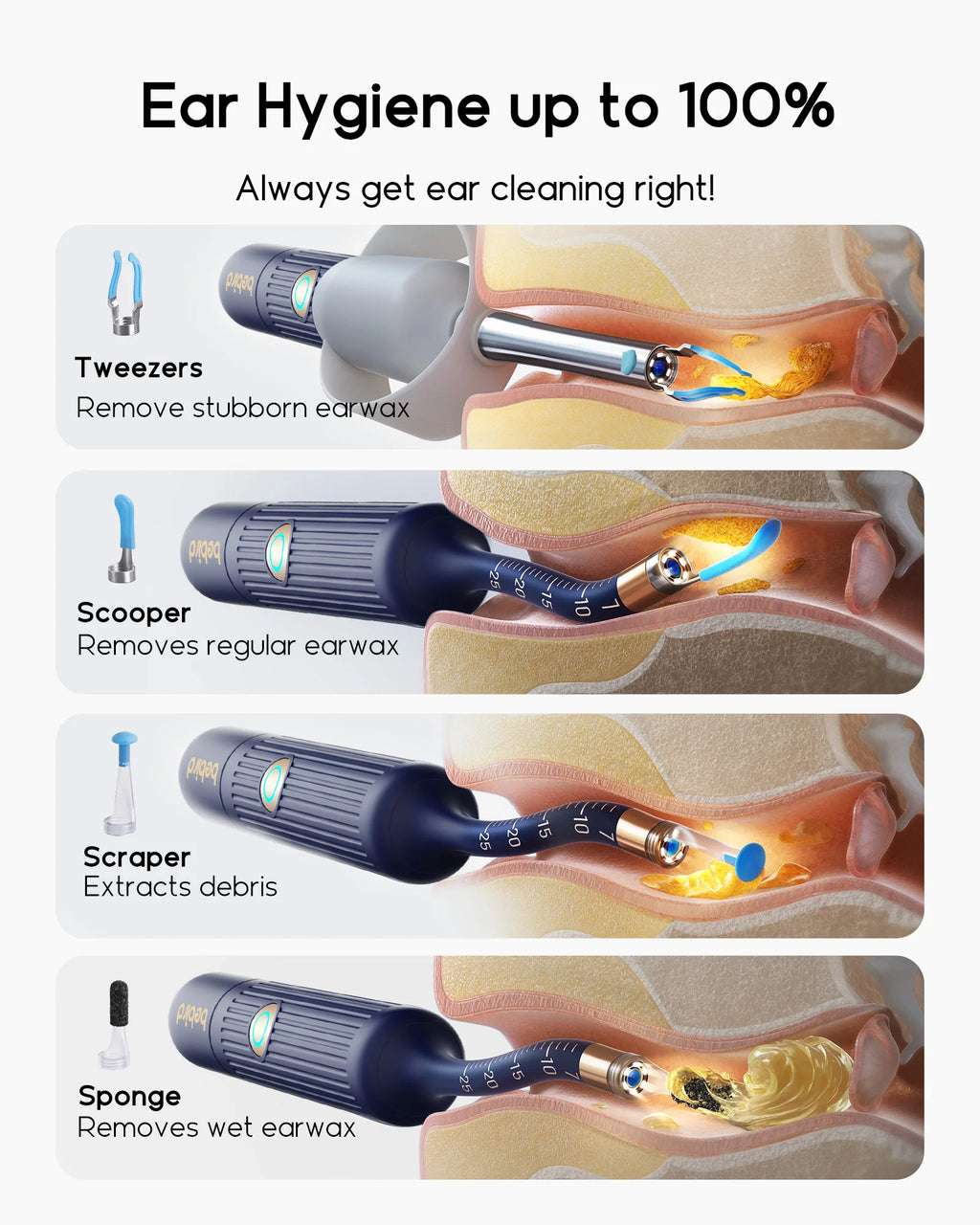 Bebird I35R Smart Visual Ear Cleaner with HD Camera