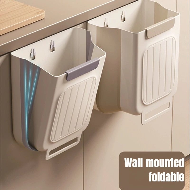 Foldable Hanging Kitchen Trash Bin